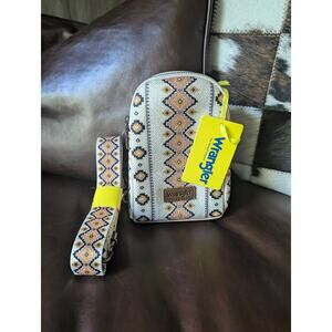 Wrangler Womens Aztec Crossbody Sling Bag - WG2205-210-TN